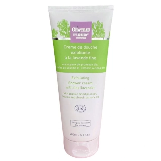 Levandulový peelingový sprchový krém 200 ml - Bio Cosmos - Le Château du Bois