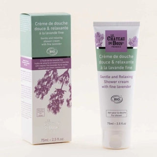 Bio levandulový sprchový krém 75 ml Le Château du Bois