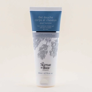 Bio levandulový sprchový gel pro muže 200 ml Le Château du Bois