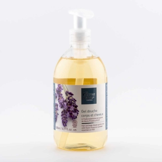 Bio levandulový šampon a sprchový gel nejen pro muže 500 ml Le Château du Bois